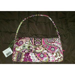 VERA BRADLEY Knot Just a Clutch VERY BERRY PAISLEY